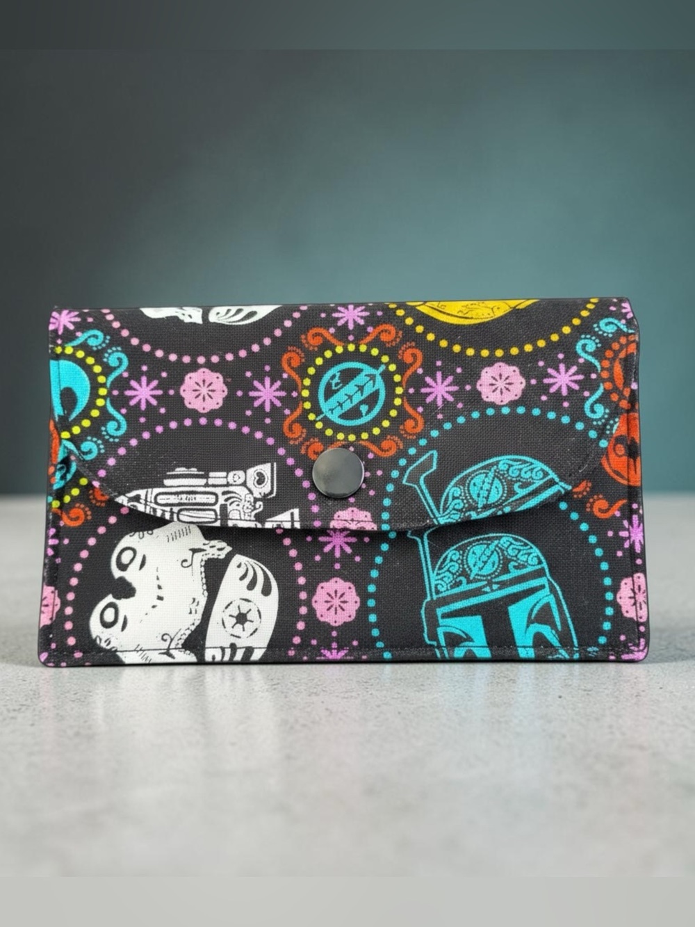 Star Wars Day of the Dead Print Kids Wallet Gift Card Holder New Handmade